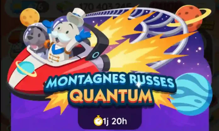 Événement Montagnes russes Quantum Monopoly Go (Recompenses)